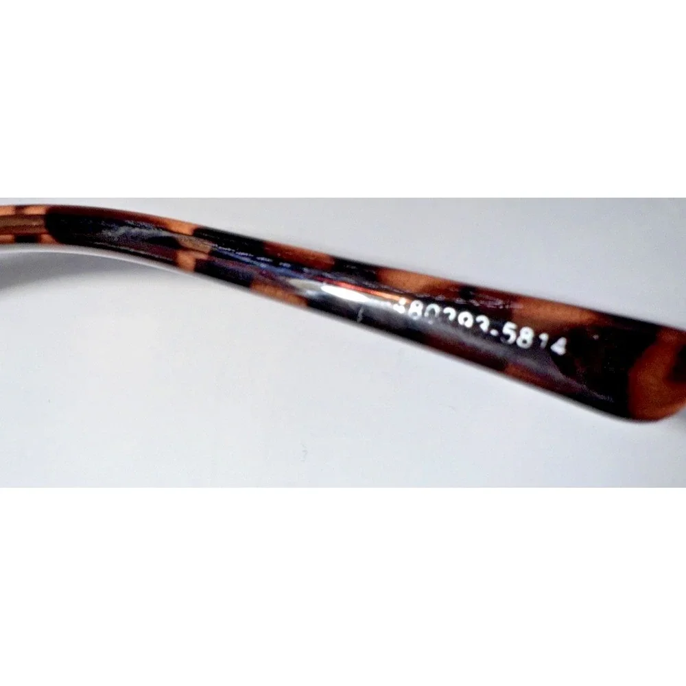 Loft Peach Tortoiseshell Eyeglass Frames - Round Retro Style Women's‎ Eyewear